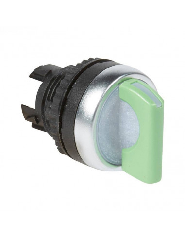 TETE TOURNANTE MANETTE 2 POSITIONS 45D VERT LUMINEUSE LEGRAND 024032