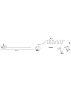 ENTREBAILLEUR CHROME 2BAT. E-1 SOCONA 32883200010760 2