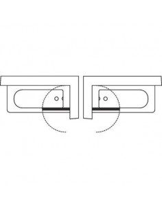 PAROI AURORA 2PANS 70X50 REVER NOVELLINI AURORAN2-1A 2