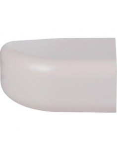 Embout plastique rigide 25mm blanc crème RAL 9001 CBM CLI04228 2