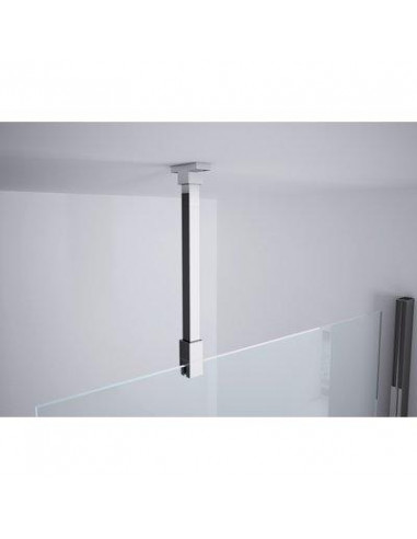 BARRE RENFORT PLAFOND CHROME NOVELLINI R80ELSOF-K