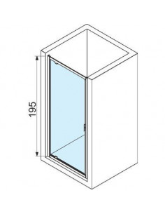 PORTE PIVOT LUNES2.0 84 TRANSP NOVELLINI LUNG84-1A 2