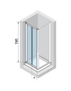 PORTE PLIAN LUNES2.0 78 TRANSP NOVELLINI LUNS78-1A 2