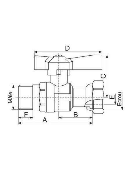 ROBINET COMPT SPHER. M15X21-F20X27 AC0701005070