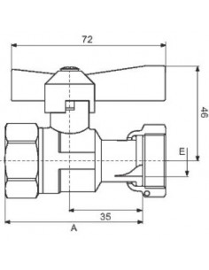 ROBINET COMPT BOISS. F15X21-E20X27 AC0700005070 2