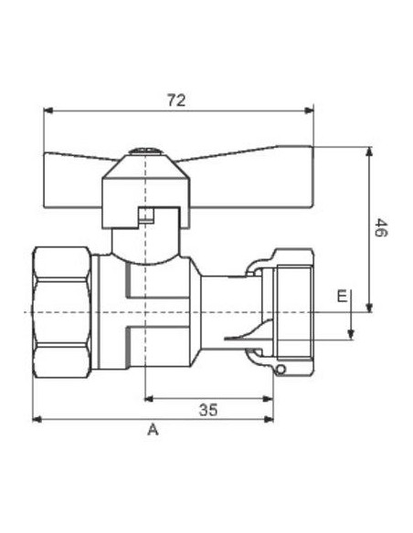 ROBINET COMPT BOISS. F15X21-E20X27 AC0700005070