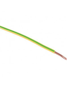 FIL H07VR VERT/J 6MM² C100M 11124131