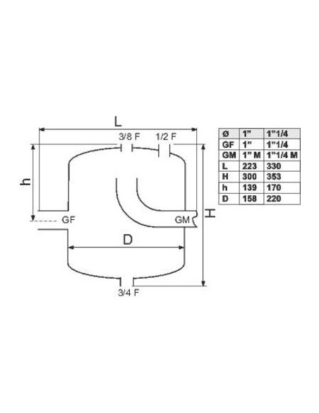 POT DE DECANTATION 26X34 THERMADOR PID05