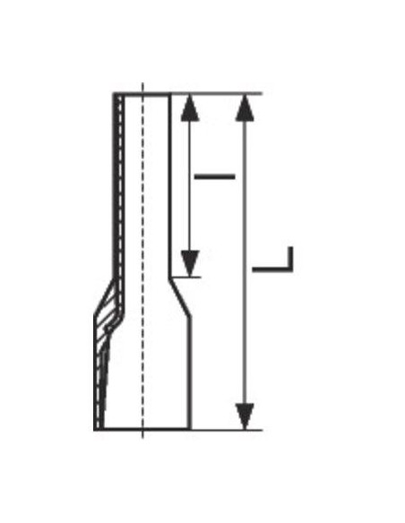 EMBOUTS IVOIRES 16X12 /100 KLAUKE 177/12