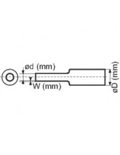 GAINE D9,5/4,7MM J.VERT KLAUKE PLF3/8-54 2