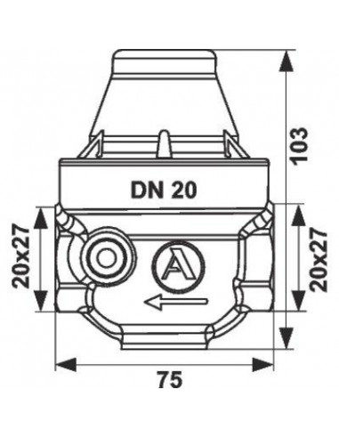 REDUCT ISOBAR FF20X27+RACC MG ITRON ISOPLUSMG