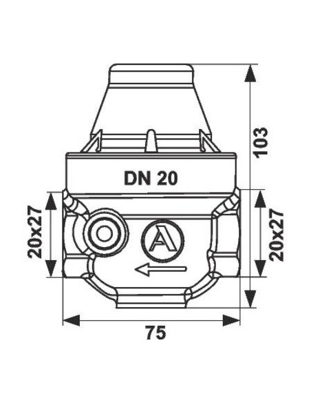 REDUCT ISOBAR FF20X27+RACC MG ITRON ISOPLUSMG