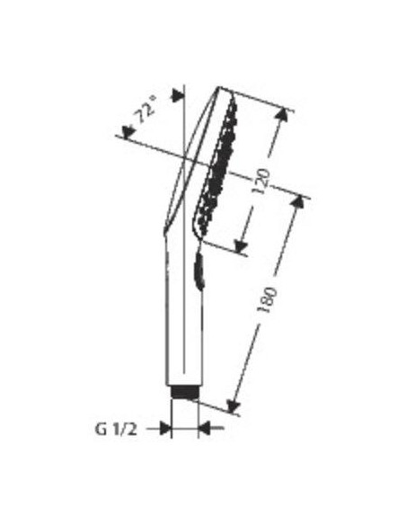 RAINDANCE E120 ECO 3JET CH HANSGROHE 26521000
