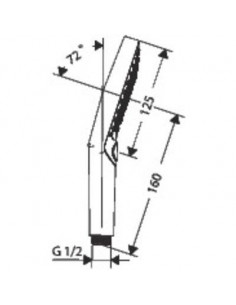 RAINDANCE S120 3JET CHROMEE HANSGROHE 26531000 2