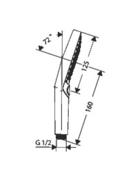 RAINDANCE S120 3JET CHROMEE HANSGROHE 26531000