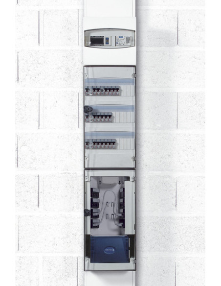Goulotte GTL DRIVIA 13 Premium 65x250mm avec couvercle complet longueur réglable 2,45m à 2,60m LEGRAND 030037