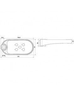 PORTE-SAVON CHROME BOSSINI V00112000030001 2
