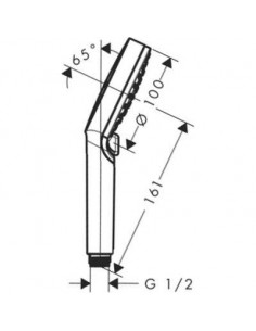 DOUCHETTE CROMETTA VARIO HANSGROHE 26330400 2