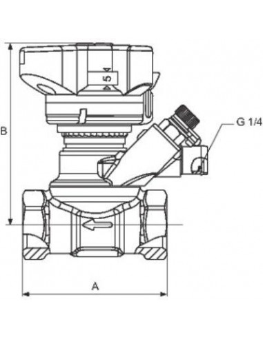 VANNE EQUILIBRAGE MSV-BD DN15 DANFOSS 003Z4001