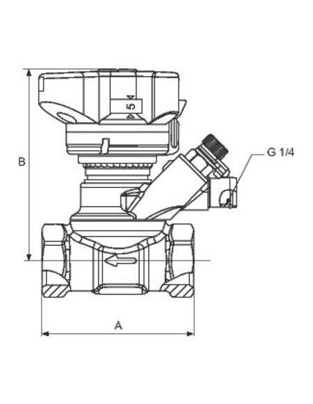 VANNE EQUILIBRAGE MSV-BD DN15 DANFOSS 003Z4001