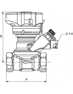 VANNE EQUILIBRAGE MSV-BD DN20 DANFOSS 003Z4002 2