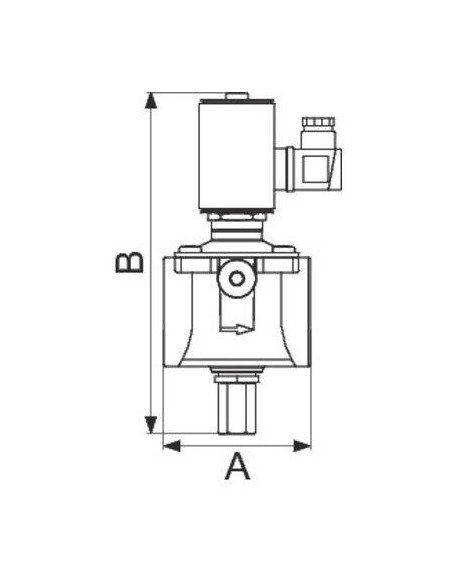 ELECTROV GAZ 500MB M14/RM 1/2" SECTORIEL 092802M