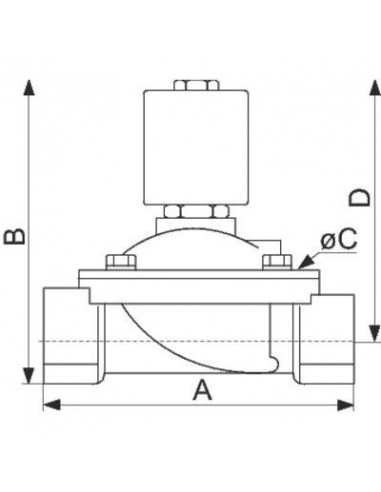 ELECTROVANNE VSO 84 W 1" ACS SECTORIEL 084504