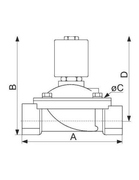 ELECTROVANNE VSO 84 W 1" ACS SECTORIEL 084504