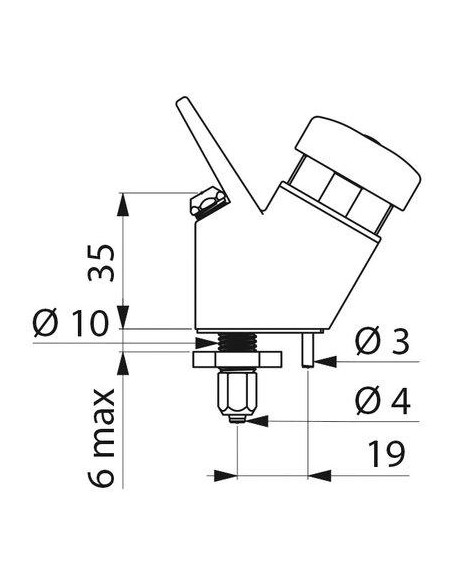 ROBINET RINCE BOUCHE CU12X17 DELABIE 312QU1