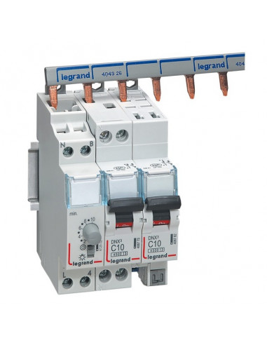 Peigne d'alimentation universel Phase ou Neutre HX³ horizontale 1 Pole longueur 13 modules LEGRAND 404926