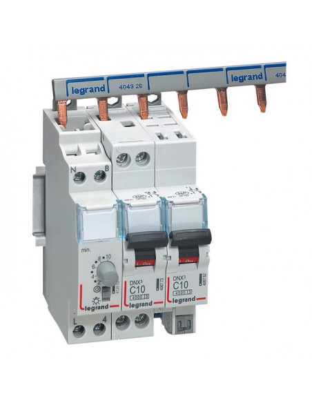 Peigne d'alimentation universel Phase ou Neutre HX³ horizontale 1 Pole longueur 13 modules LEGRAND 404926