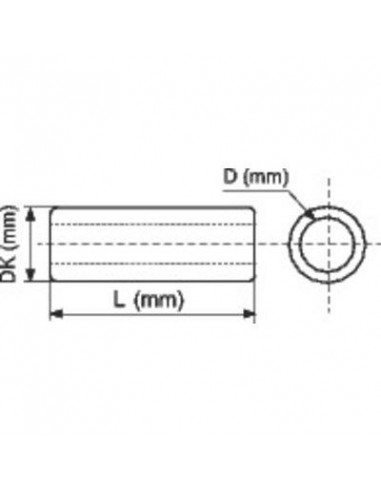 ENTRETOISE TARAUD.10X30 BT/100 VISWOOD 633510