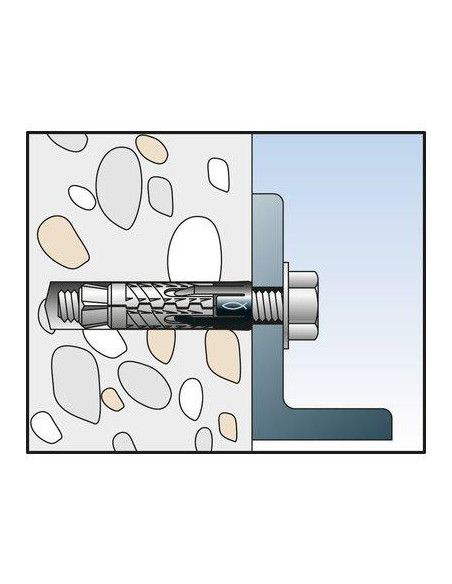 DOUILLE EXPAN.GM8/S 8X60 /50 FISCHER 500922
