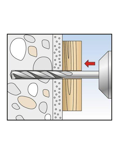 CHEVILLE CLOU VIS N5X40S /100 FISCHER 50351