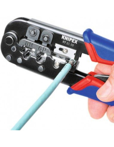 PINCE A SERTIR RJ 11/12/45 KNIPEX 975110