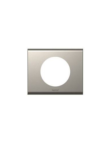 PLAQUE MATIERE 1 POSTE NICKEL VELOURS CELIANE LEGRAND 069111