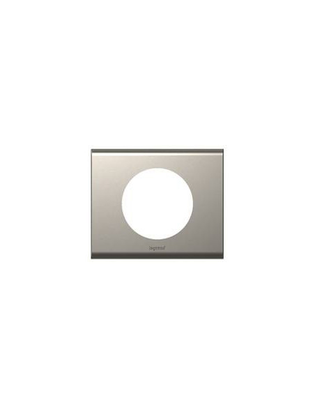PLAQUE MATIERE 1 POSTE NICKEL VELOURS CELIANE LEGRAND 069111