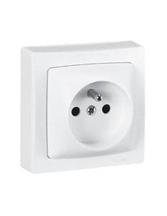 Prise de courant 2P+T à bornes automatiques Appareillage saillie complet blanc LEGRAND 086027 2