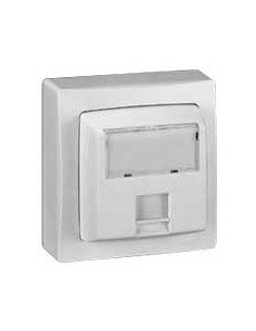 Prise RJ45 catégorie 5e FTP Appareillage saillie complet blanc LEGRAND 086061