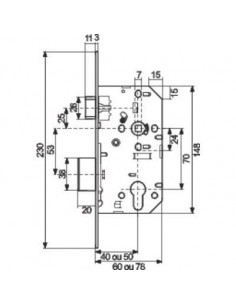 SERR LAR D45 A40 REVERS LAITON VACHETTE 3037232680103 2