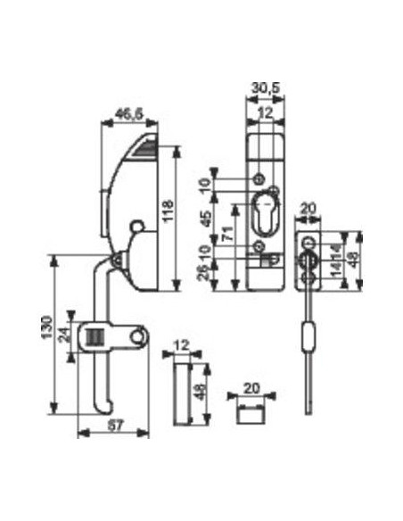 ENTREBAILLEUR DE FENETRE THIRARD 061401