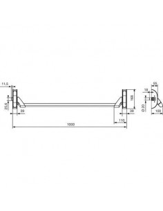 FAP BARRE 1PT PA GRIS VACHETTE 3037238255008 2