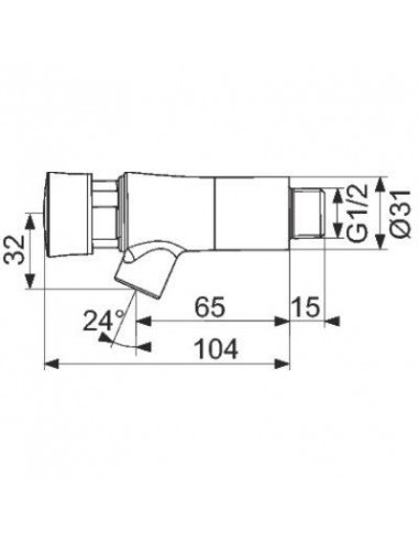 ROBINET PRESTO NEO EF MURAL PRESTO 66000