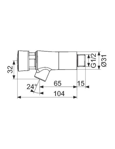 ROBINET NEO EF MURAL PRESTOGREEN PRESTO 66005