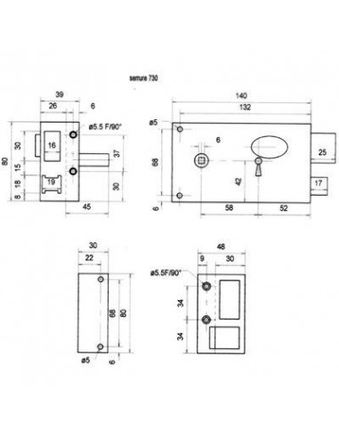SERR.APPL.FOUILLOT 4G 140 DTE DOM FD07301070