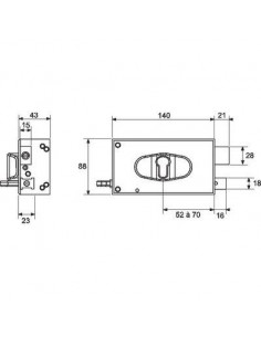 SERRU ND10 A TIRAGE HORIZONT G DOM FE97702070 2