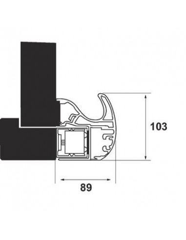 BANDEAU 2500MM 300KG AG AUTO GROOM GRS332151