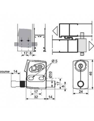 ARRET DE VANTAIL LA CROISÉE DS DS2586-007