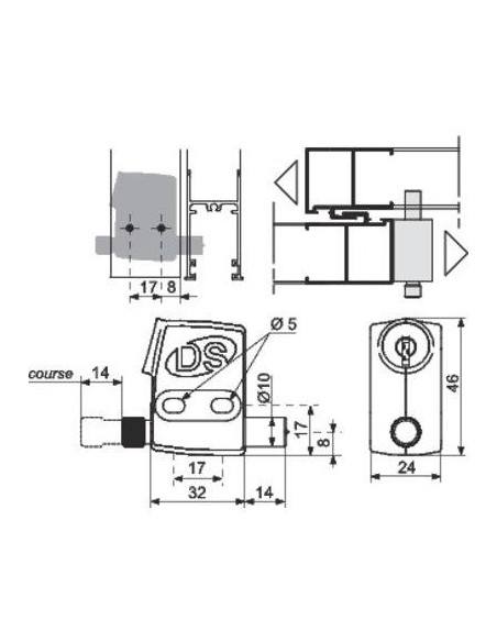 ARRET DE VANTAIL LA CROISÉE DS DS2586-007