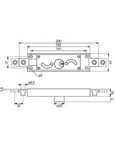 SERR.PERSIENNE A CYLINDRE 28MM TORBEL H282289 2